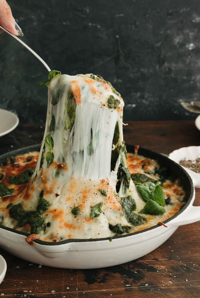 Pesto Gnocchi Skillet Bake