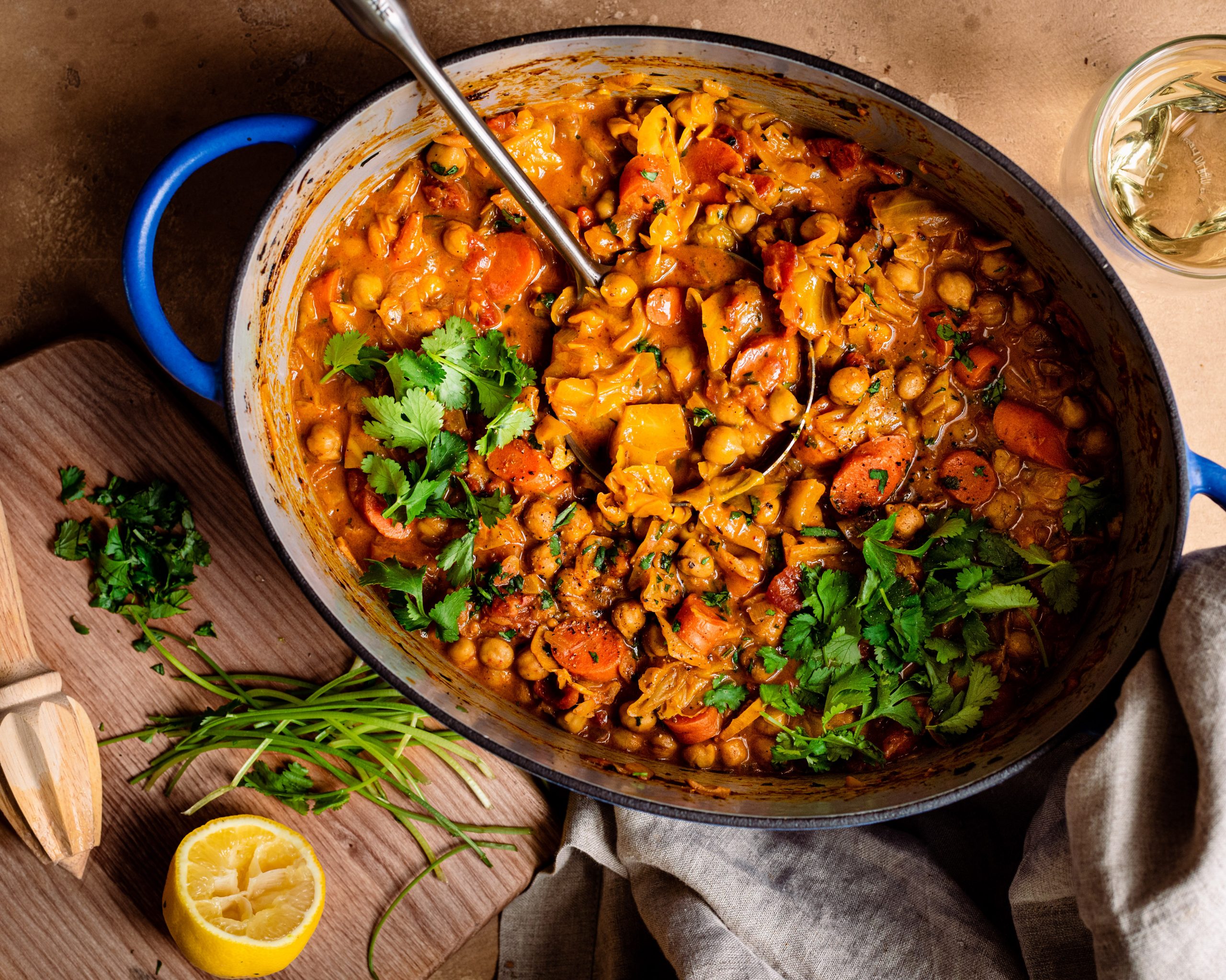 Nisha Vora Rainbow Plant Life Braised Indian Chickpea Stew Vegan