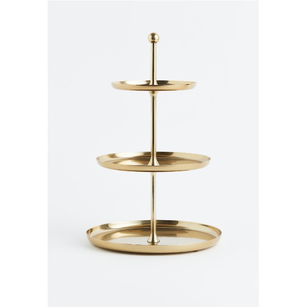 Brass cake stand