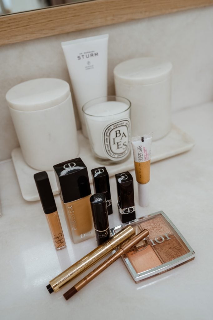 full glam makeup look