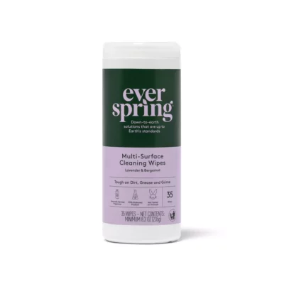 Lavender bergamot multi-surface cleaning wipes