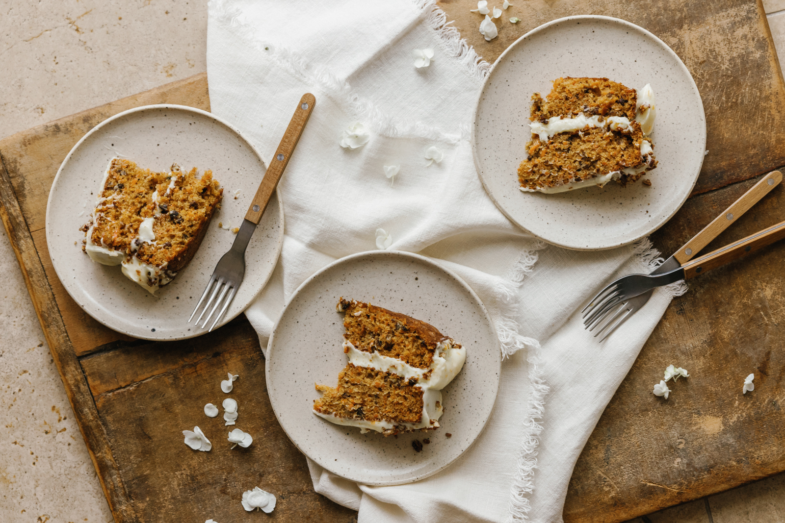 orange carrot cake with cream cheese frosting
