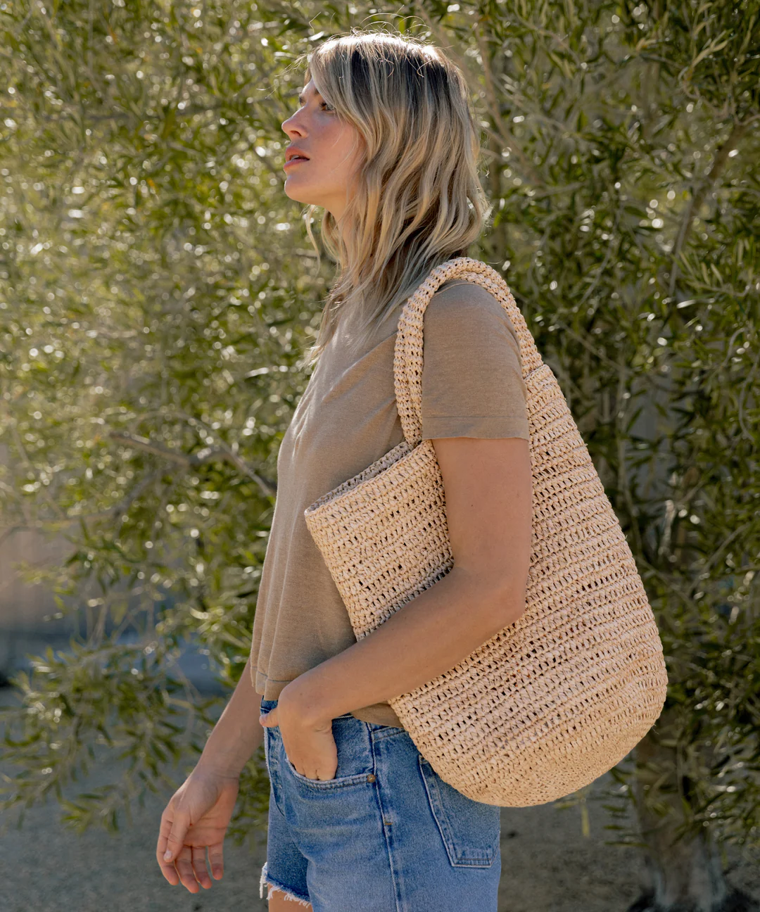 jenni kayne woven raffia tote
