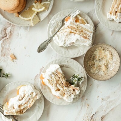 Lemon icebox cake spring recipe