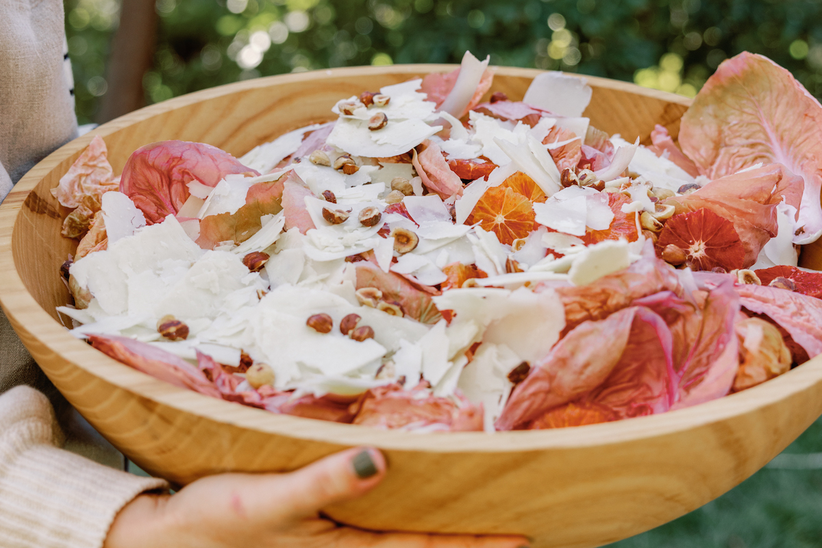 pink radicchio salad