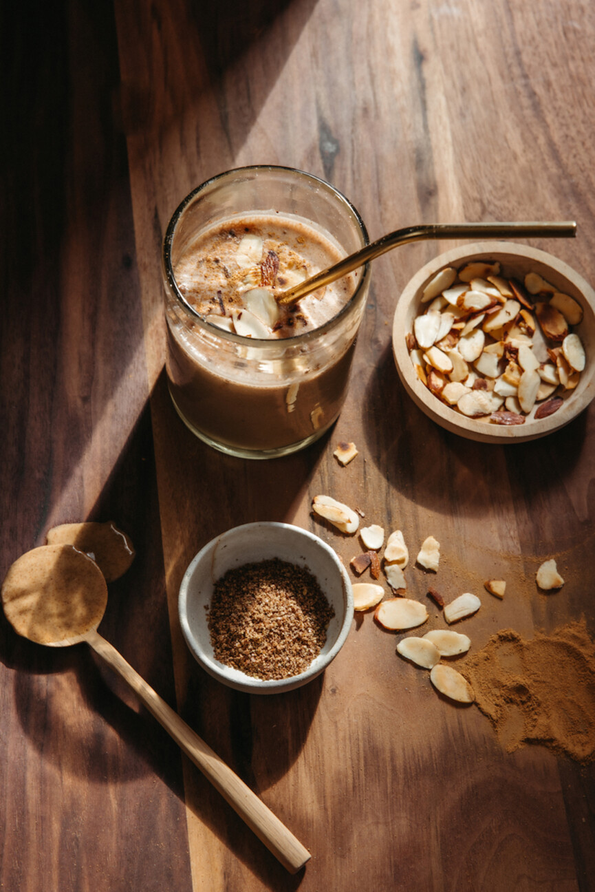 Pre-workout smoothie_high protein, high fiber smoothie