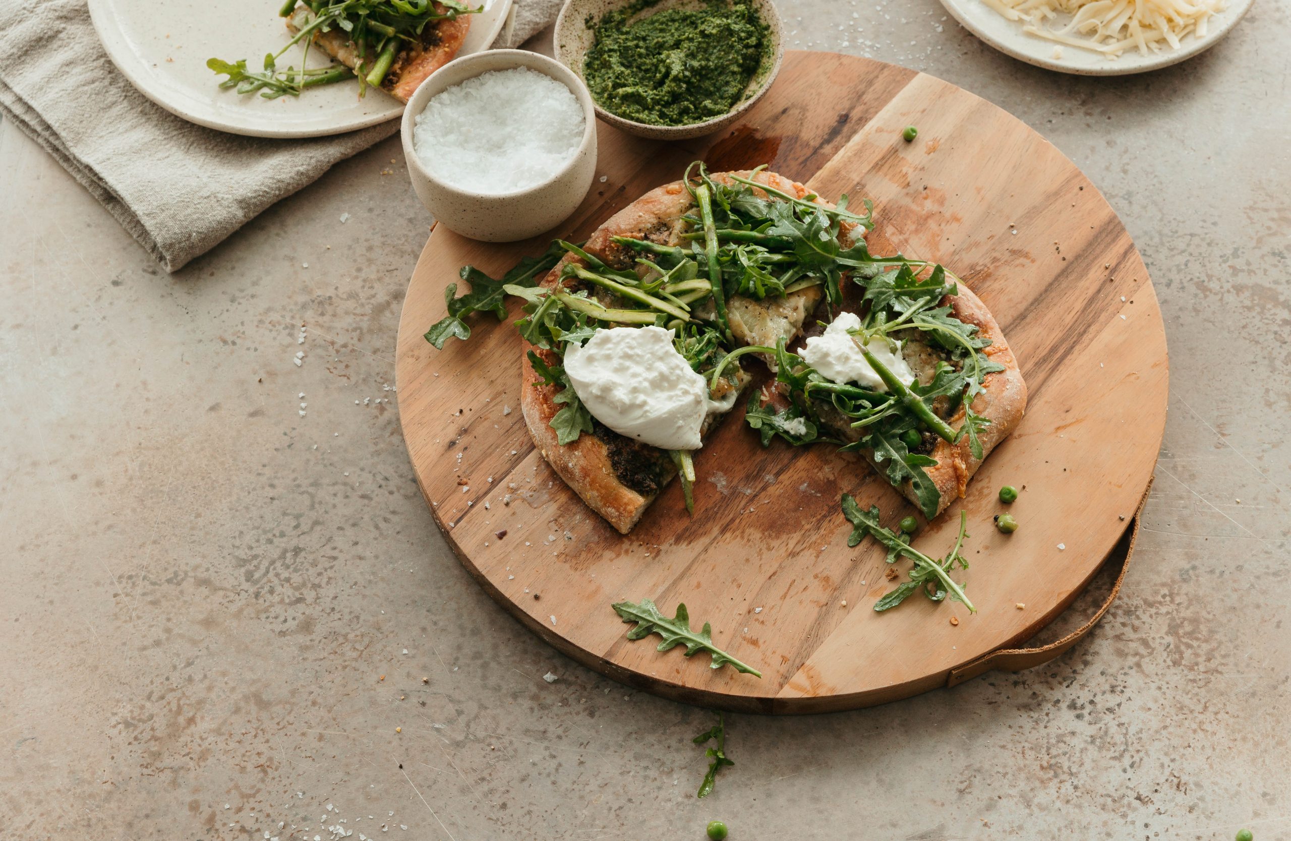 spring potato pizza
