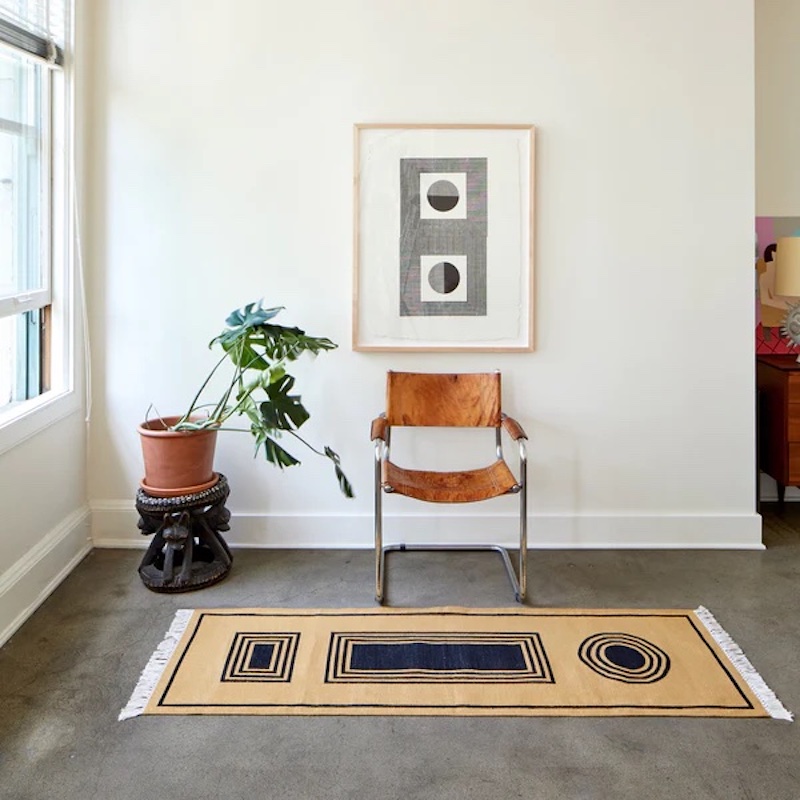 geometric rug