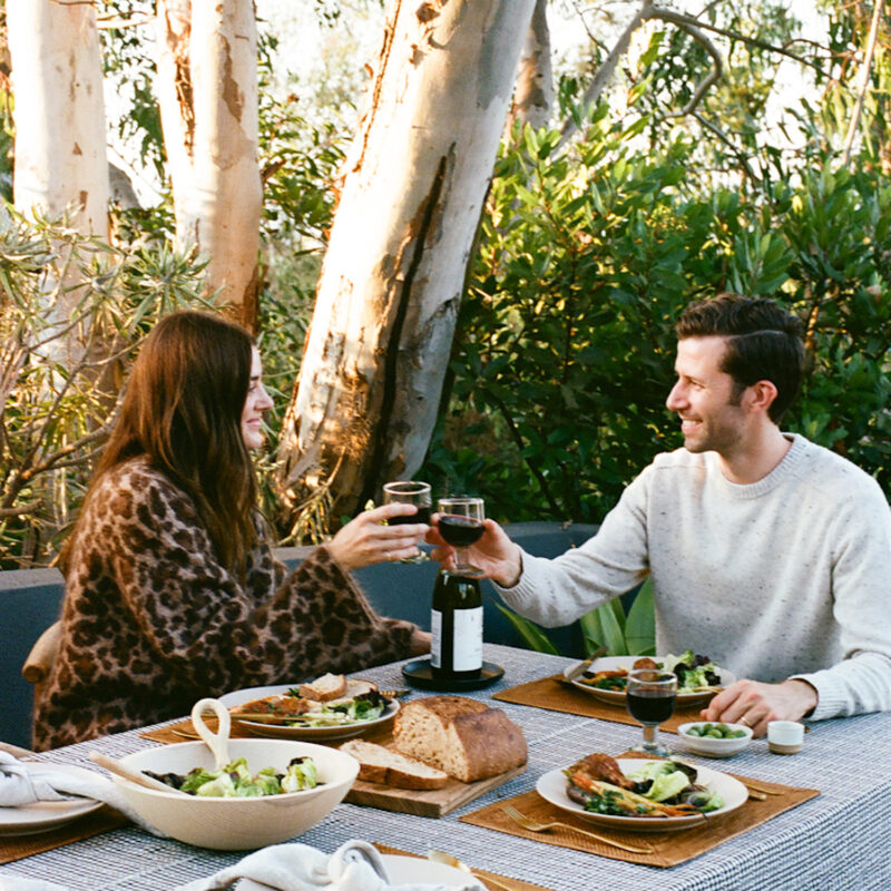 couple wine cheers