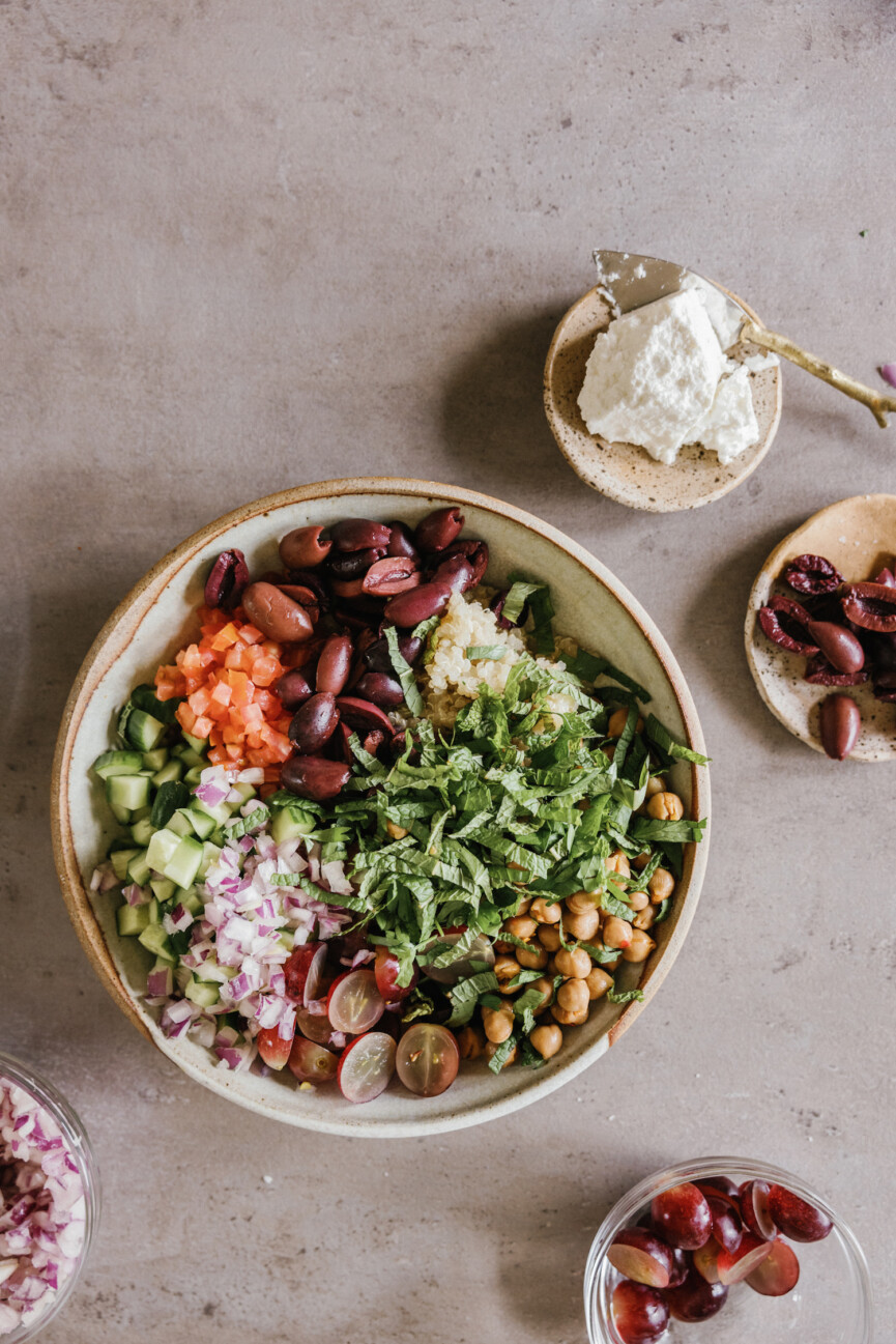 Mediterranean grain bowl_foods that boost fertility