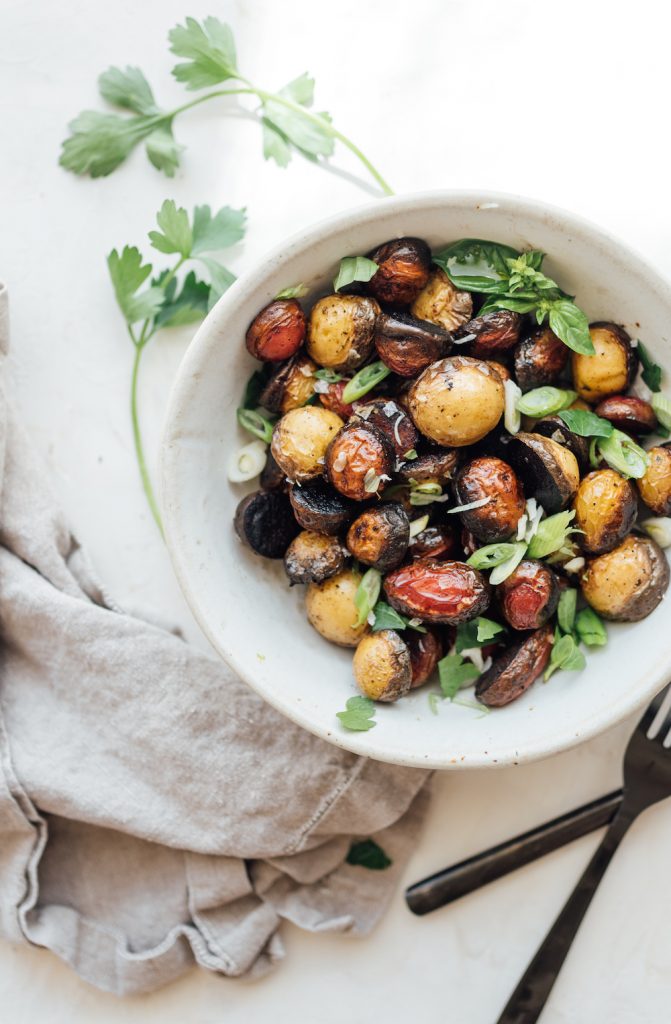 salt & vinegar crispy potatoes