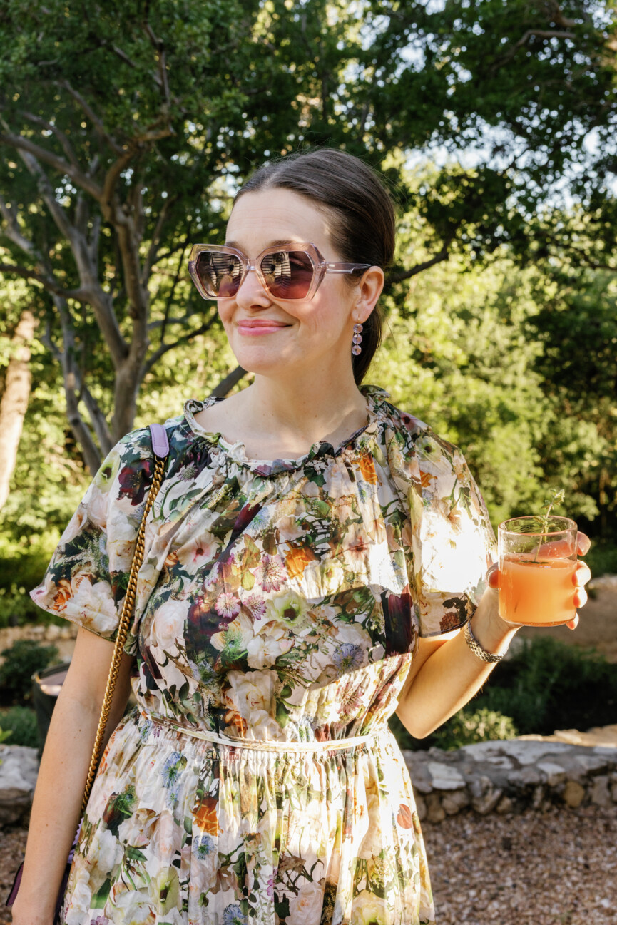 kim west, ajiri aki book party, spring dress, fashion