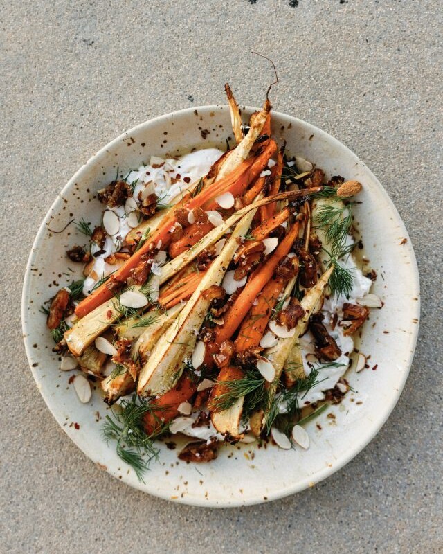 roasted carrots with yogurt sauce5