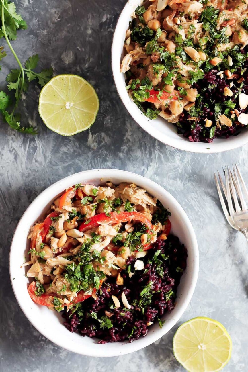 slow cooker thai inspired chicken