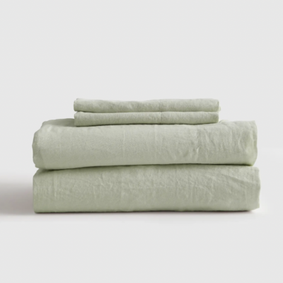 Quince European Linen Sheet Set