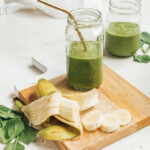 Matcha plant power smoothie.