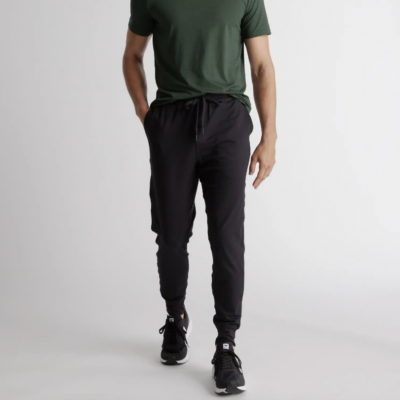 Quince flowknit performance jogger.