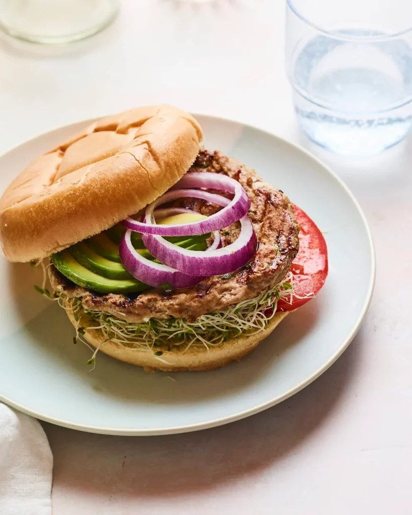 spinach and feta turkey burgers