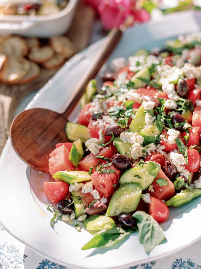 Watermelon Chopped Greek Salad