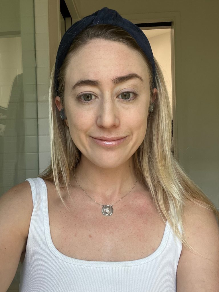 caitlin clark wearing makeup for ever foundation