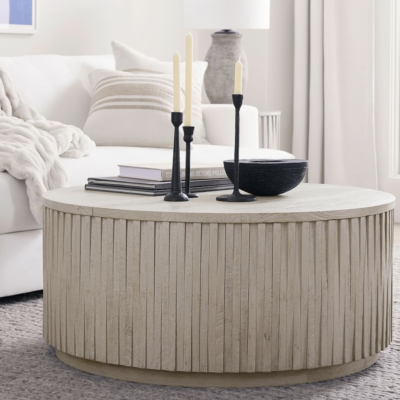 Coloma Round Storage Coffee Table (40")