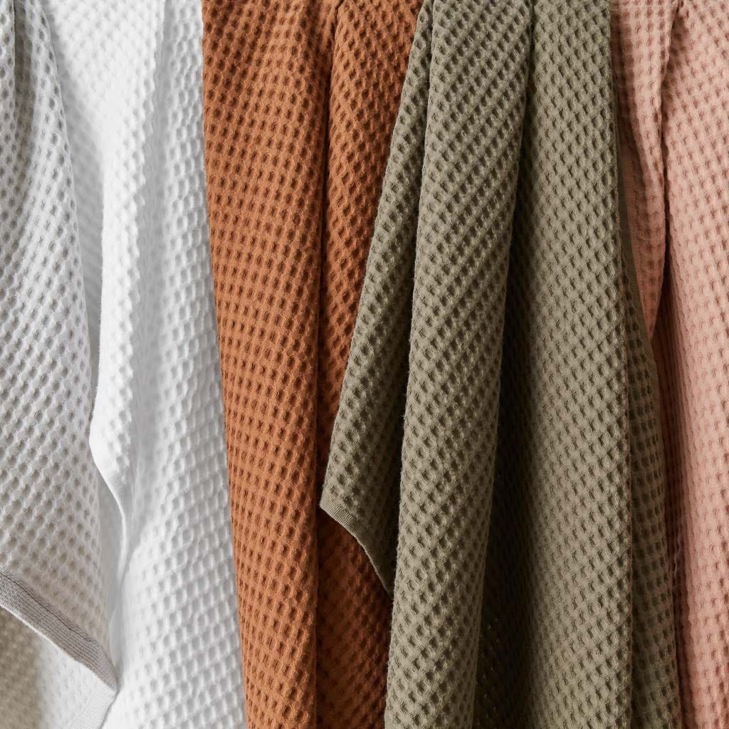 mara organic waffle towel