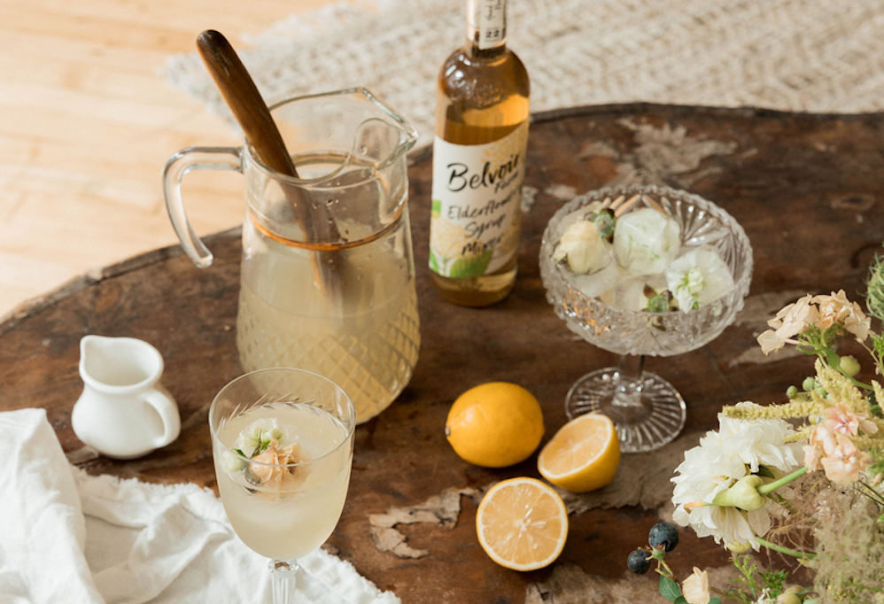 rose & elderflower lemonade
