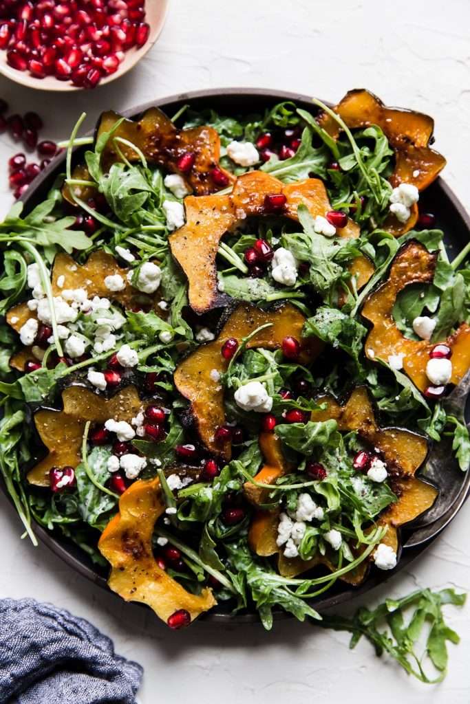maple roasted squash salad