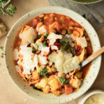Tortellini soup recipe.