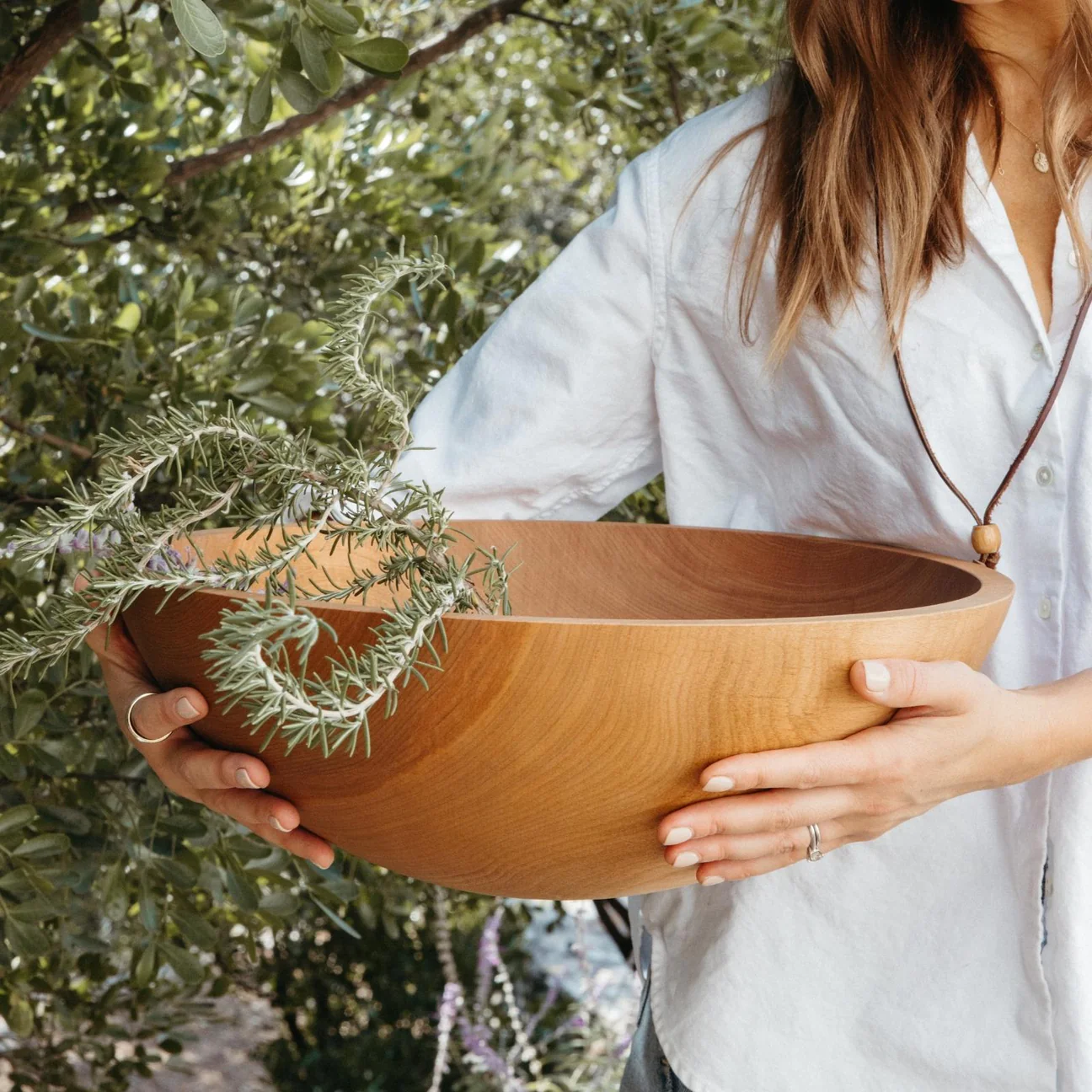 Casa Zuma Wood Salad Bowl