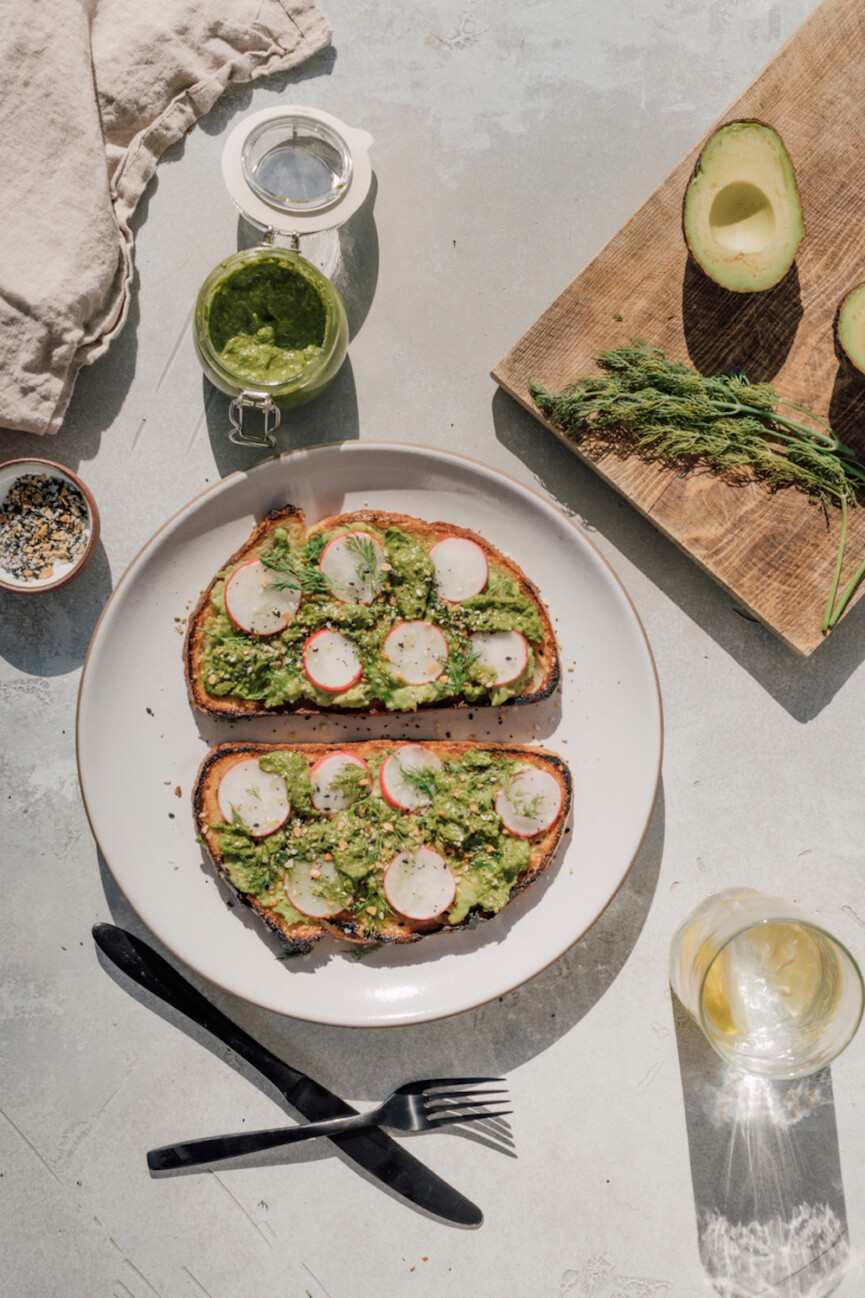 Avocado toast - workout foods