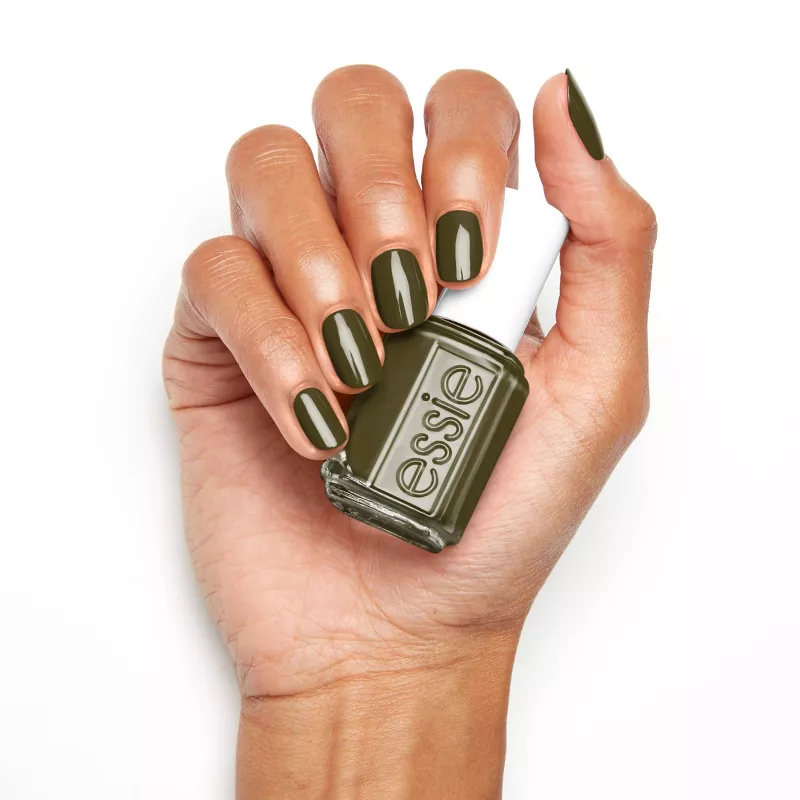 olive green nail polish