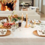 Thanksgiving table setting.