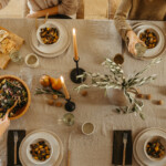 natural fall harvest tablescape with olive branches - thansgiving inspiration - casa zuma