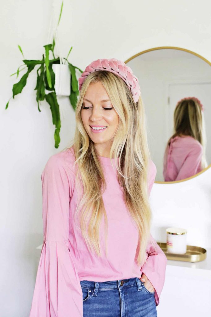 No-Sew Braided Velvet Headband