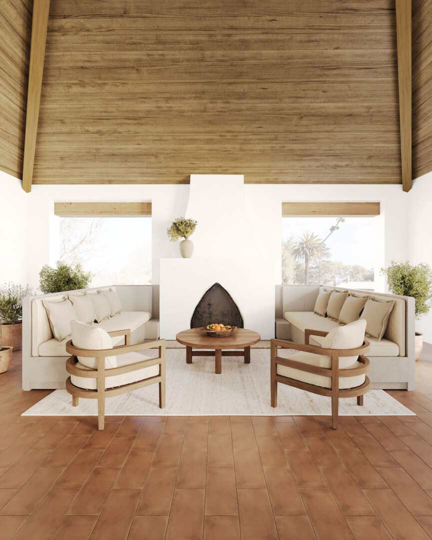 Outdoor living room.