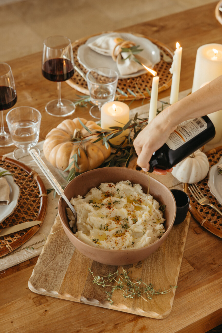 plan thanksgiving menu mashed potatoes