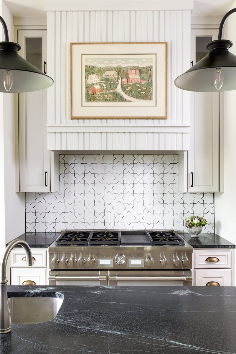 White kitchen.