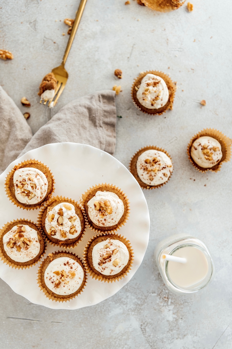 Gluten-Free, Vegan Carrot Cake Cupcakes