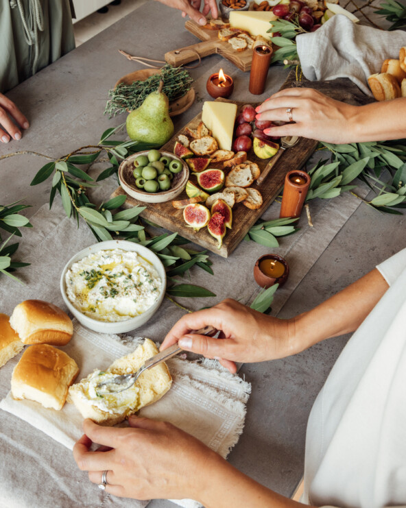 Holiday no cook finger food.