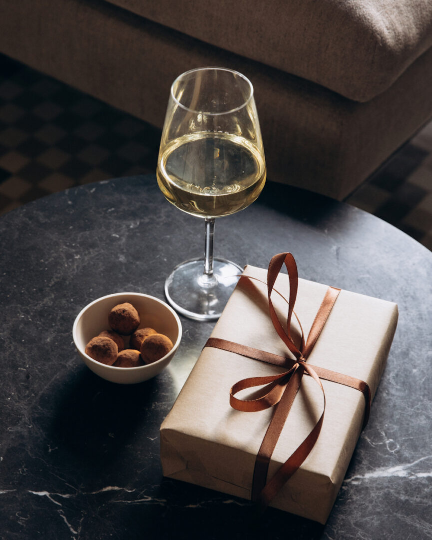 wrapped christmas present