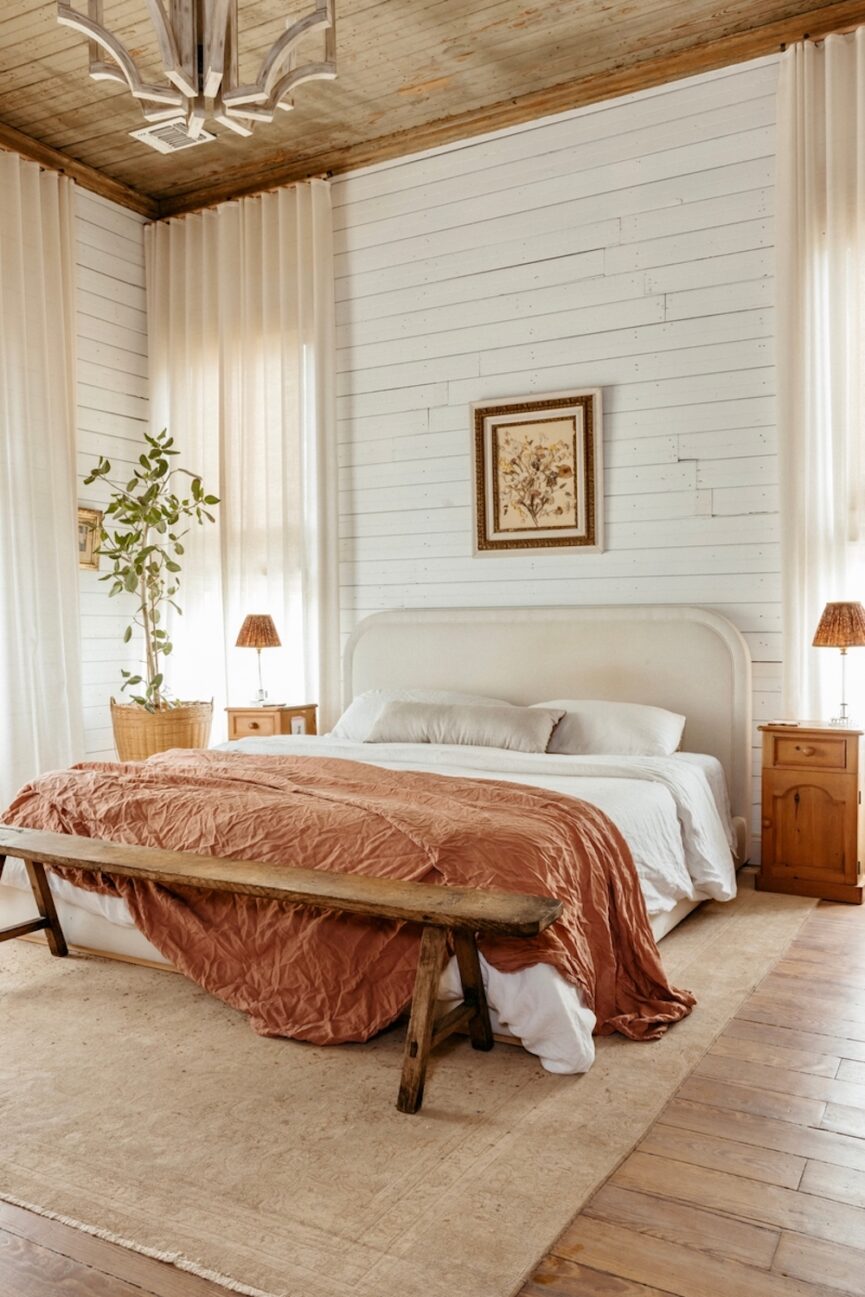 Bedroom cleaning routine.