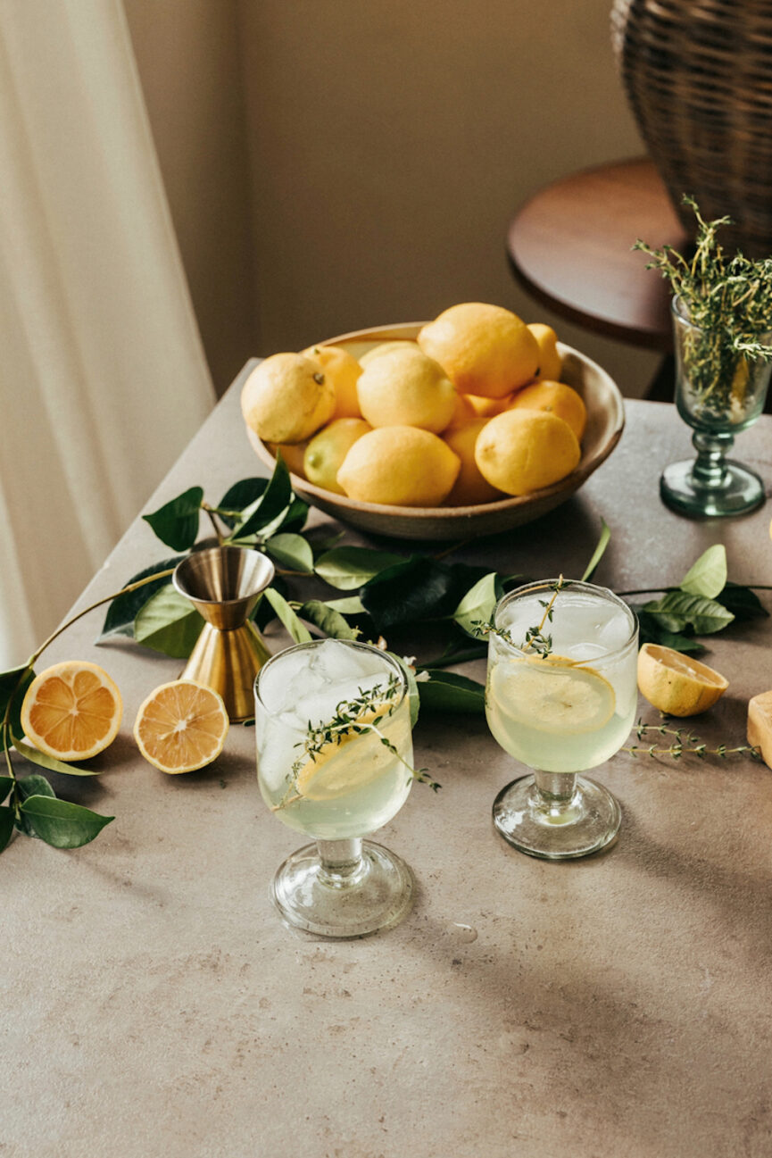 Limoncello spritz.