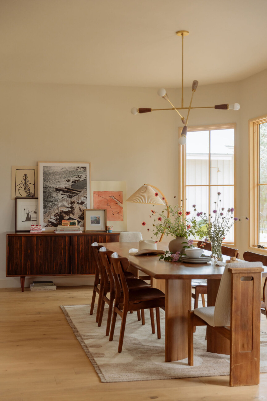 Harper Smith house tour dining room.