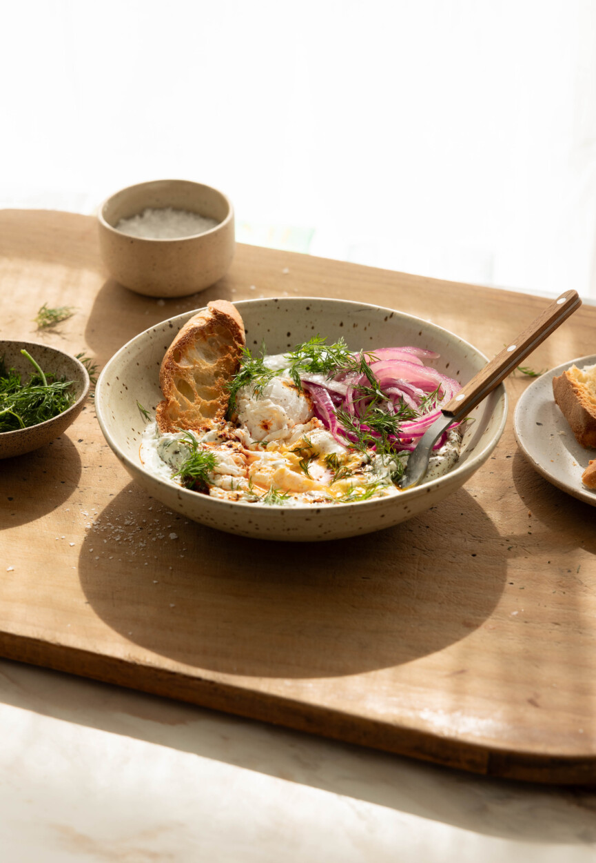 savory yogurt egg bowl_stress and gut health