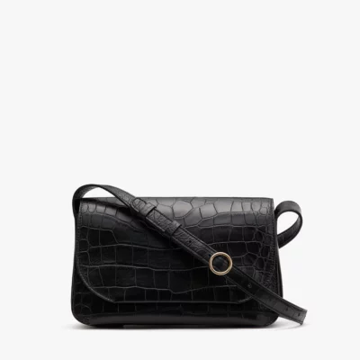 Concertina Shoulder Bag (Croco)