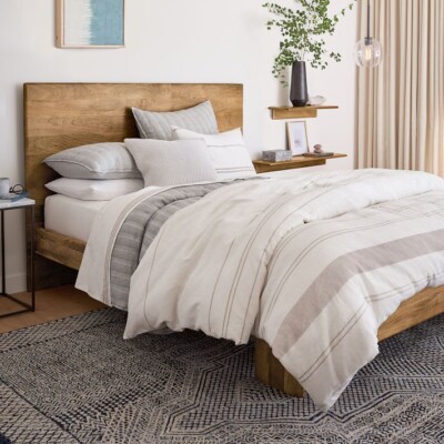 Anton Solid Wood Bed