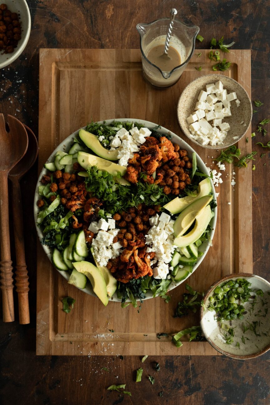 smoky and spicy cauliflower salad