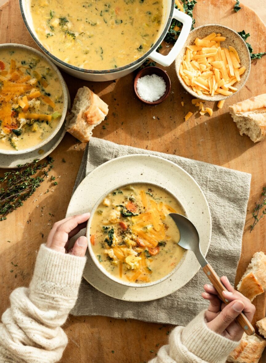 Broccoli soup_postpartum meal prep