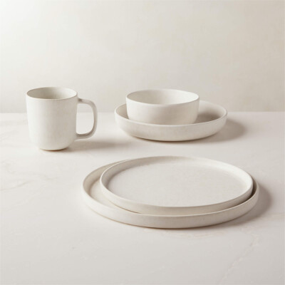 Drift Reactive Ivory Dinnerware